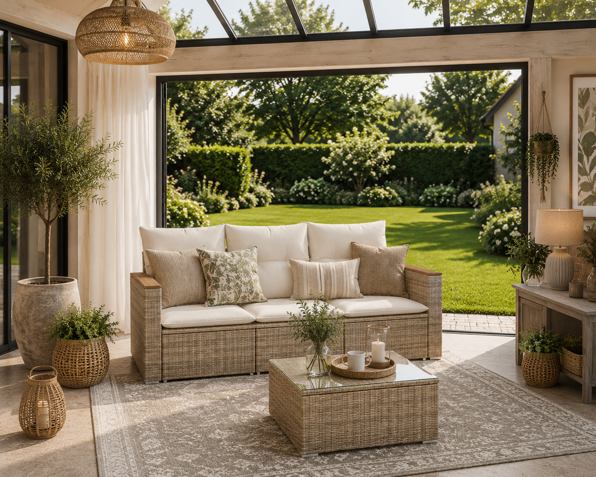 Salon de Jardin Résine Tressée Signature BORGO