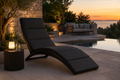 Chaise Longue Résine Tressée Pliable COON