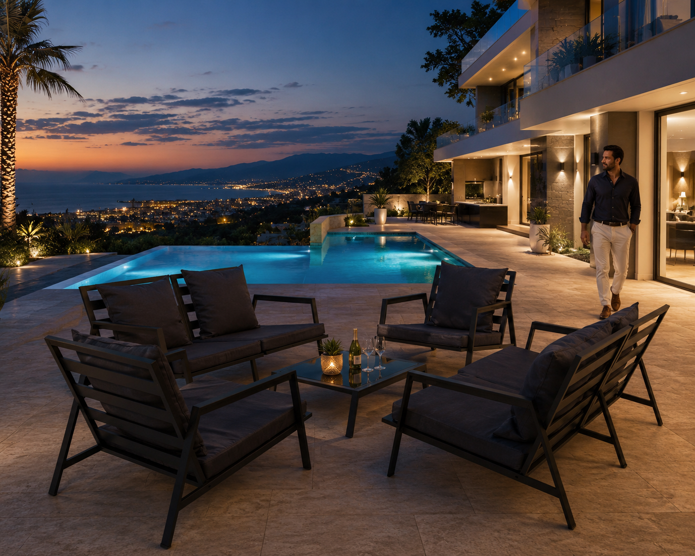 Salon de Jardin Aluminium Prestige HALO